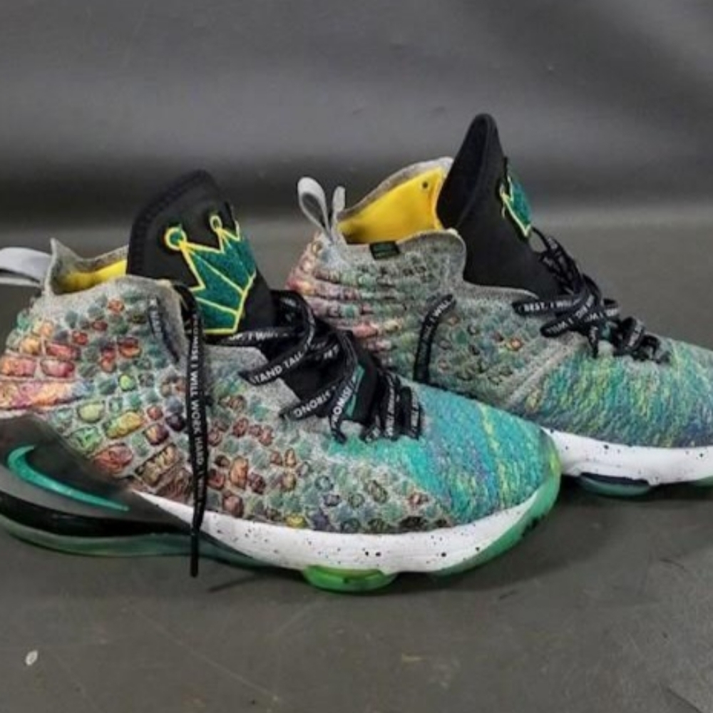 Nike LeBron XVII Multicolor Gs 17 I Promise Lace Size 7M/8.5W Basketball Shoes